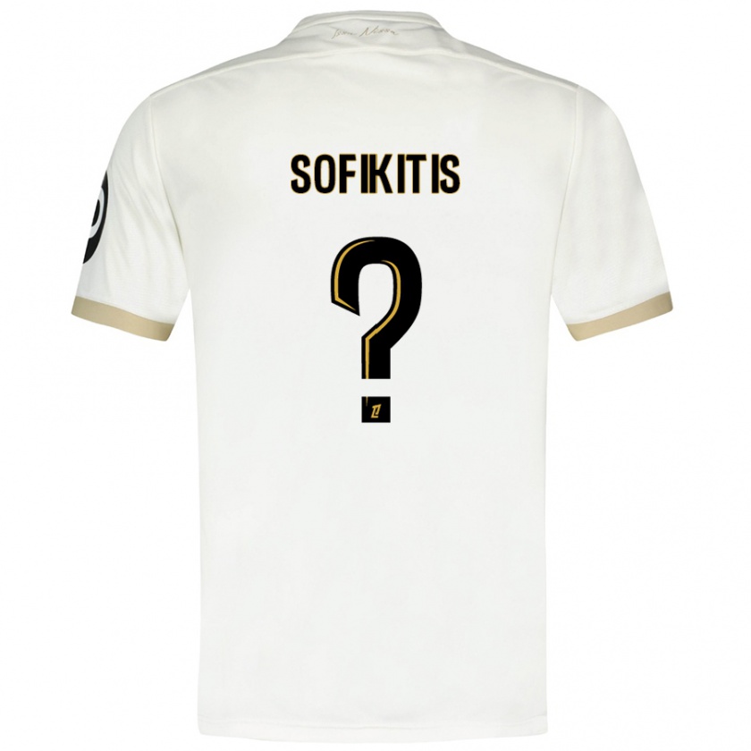 Kandiny Herren Yanis Sofikitis #0 Weißgold Auswärtstrikot Trikot 2024/25 T-Shirt