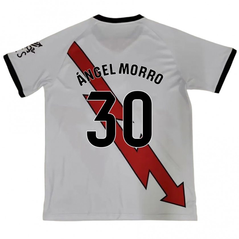 Kandiny Herren Miguel Ángel Morro #30 Rot Auswärtstrikot Trikot 2024/25 T-Shirt