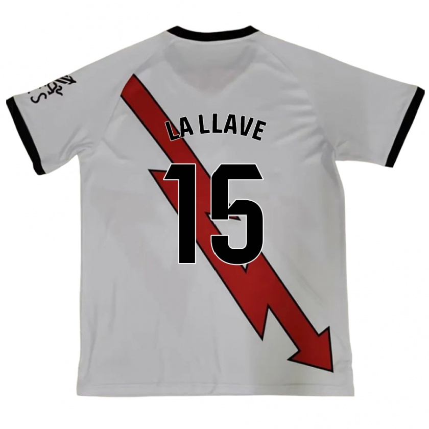 Kandiny Herren Kevin De La Llave #15 Rot Auswärtstrikot Trikot 2024/25 T-Shirt