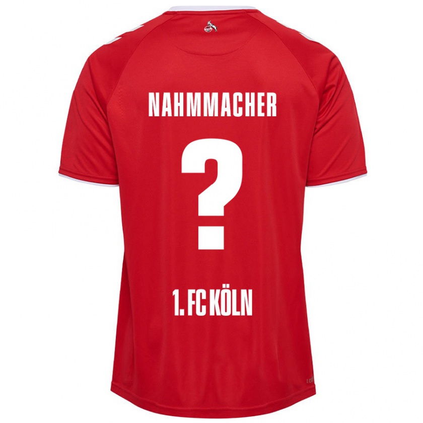 Kandiny Herren Emil Nahmmacher #0 Rot Weiß Auswärtstrikot Trikot 2024/25 T-Shirt