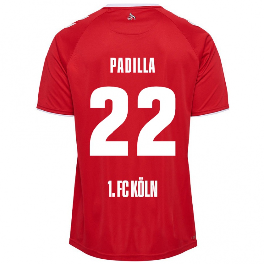 Kandiny Herren Natalia Padilla #22 Rot Weiß Auswärtstrikot Trikot 2024/25 T-Shirt