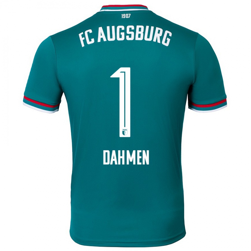 Kandiny Herren Finn Dahmen #1 Dunkelgrün Auswärtstrikot Trikot 2024/25 T-Shirt