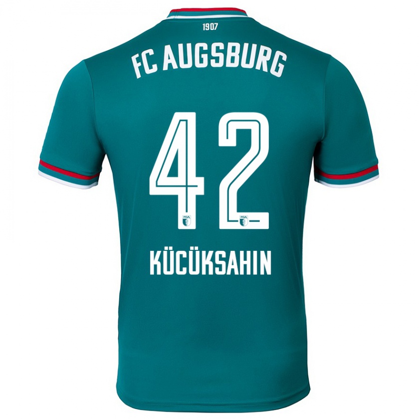 Kandiny Herren Mahmut Kücüksahin #42 Dunkelgrün Auswärtstrikot Trikot 2024/25 T-Shirt