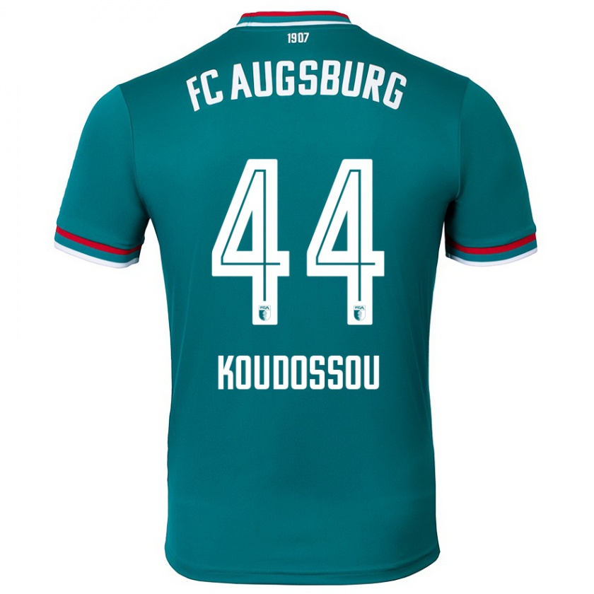 Kandiny Herren Henri Koudossou #44 Dunkelgrün Auswärtstrikot Trikot 2024/25 T-Shirt