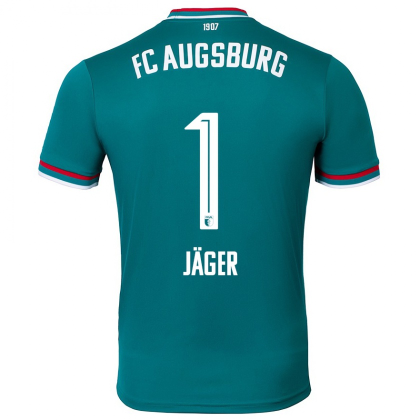 Kandiny Herren Tobias Jäger #1 Dunkelgrün Auswärtstrikot Trikot 2024/25 T-Shirt