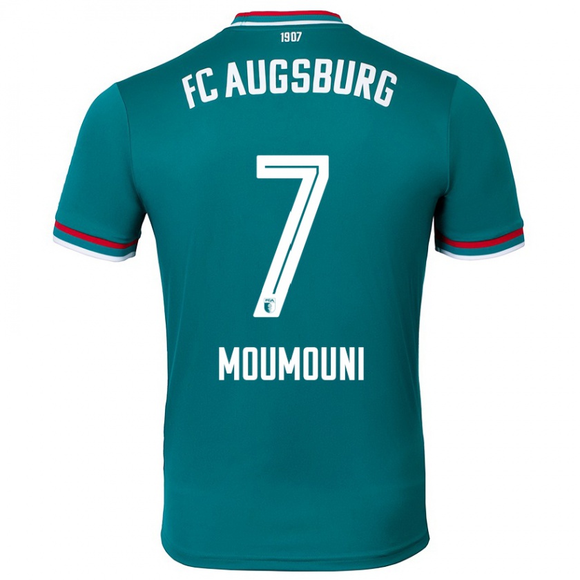 Kandiny Herren Faris Moumouni #7 Dunkelgrün Auswärtstrikot Trikot 2024/25 T-Shirt