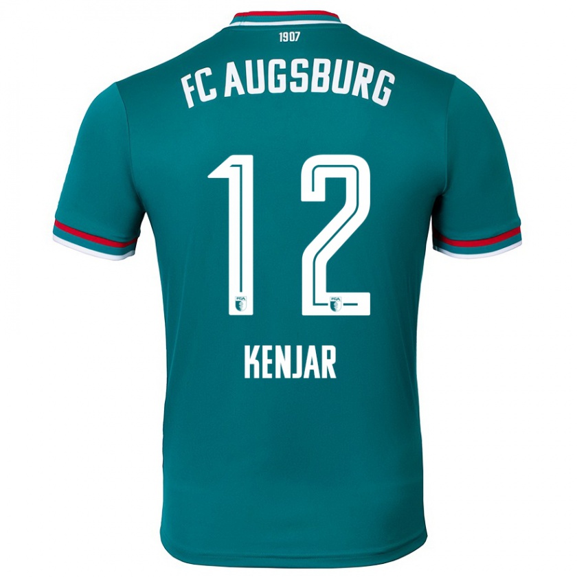 Kandiny Herren Alen Kenjar #12 Dunkelgrün Auswärtstrikot Trikot 2024/25 T-Shirt