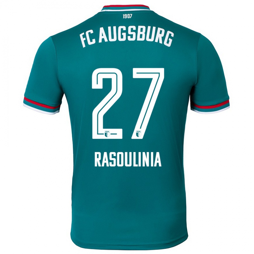 Kandiny Herren Nick Rasoulinia #27 Dunkelgrün Auswärtstrikot Trikot 2024/25 T-Shirt