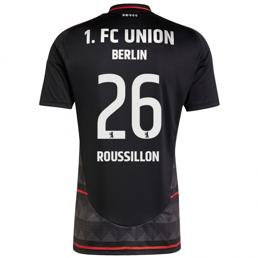 Kandiny Herren Jérôme Roussillon #26 Schwarz Auswärtstrikot Trikot 2024/25 T-Shirt