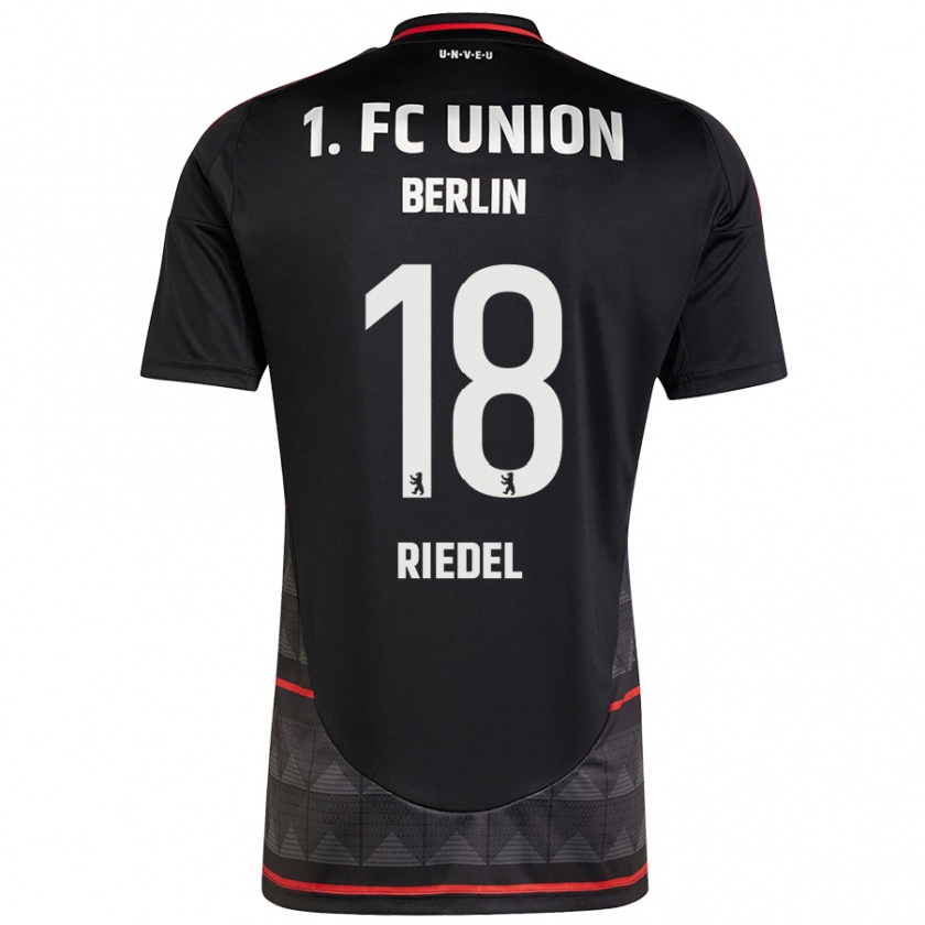 Kandiny Herren Aaron Riedel #18 Schwarz Auswärtstrikot Trikot 2024/25 T-Shirt