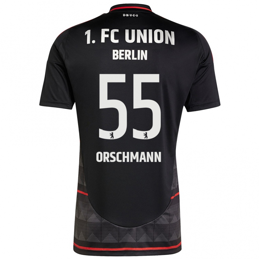 Kandiny Herren Katja Orschmann #55 Schwarz Auswärtstrikot Trikot 2024/25 T-Shirt