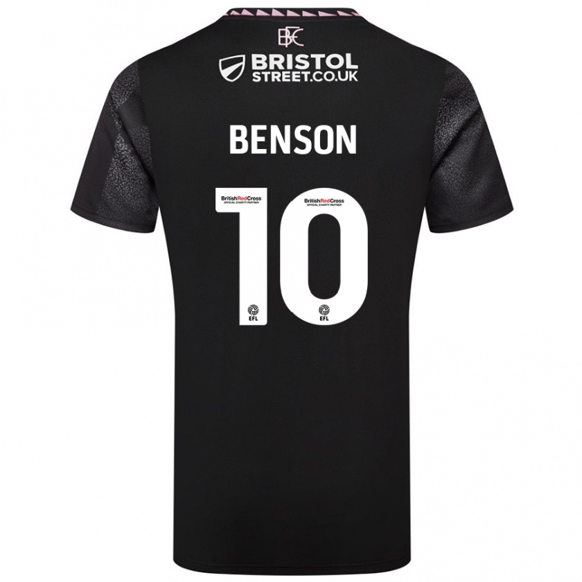 Kandiny Herren Benson Manuel #10 Schwarz Auswärtstrikot Trikot 2024/25 T-Shirt