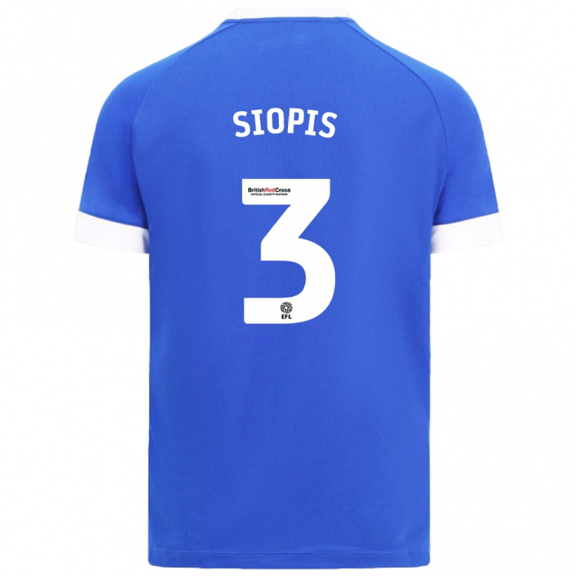 Kandiny Damen Manolis Siopis #3 Himmelblau Heimtrikot Trikot 2024/25 T-Shirt