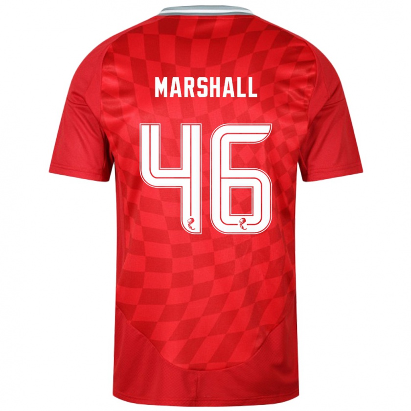 Kandiny Damen Findlay Marshall #46 Rot Heimtrikot Trikot 2024/25 T-Shirt