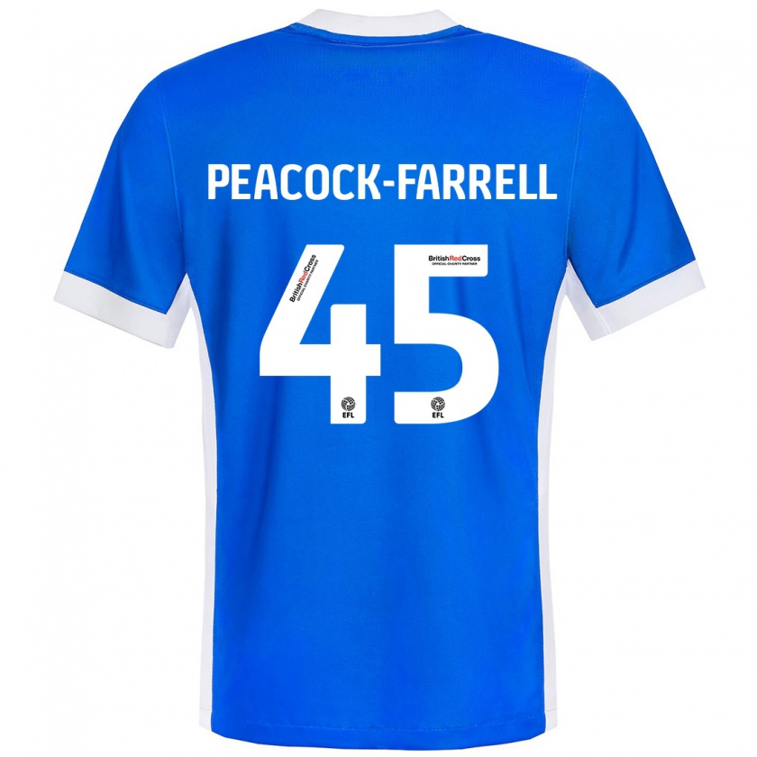 Kandiny Damen Bailey Peacock-Farrell #45 Blau Weiß Heimtrikot Trikot 2024/25 T-Shirt