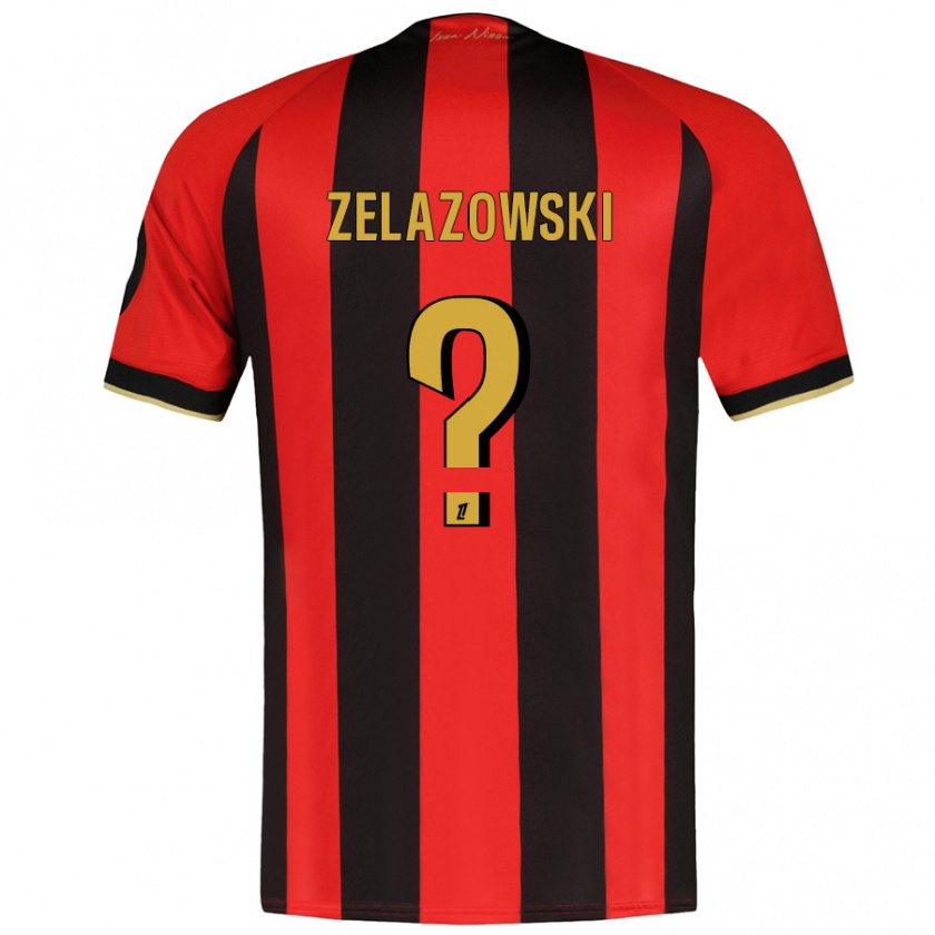 Kandiny Damen Bartosz Zelazowski #0 Rot Schwarz Heimtrikot Trikot 2024/25 T-Shirt