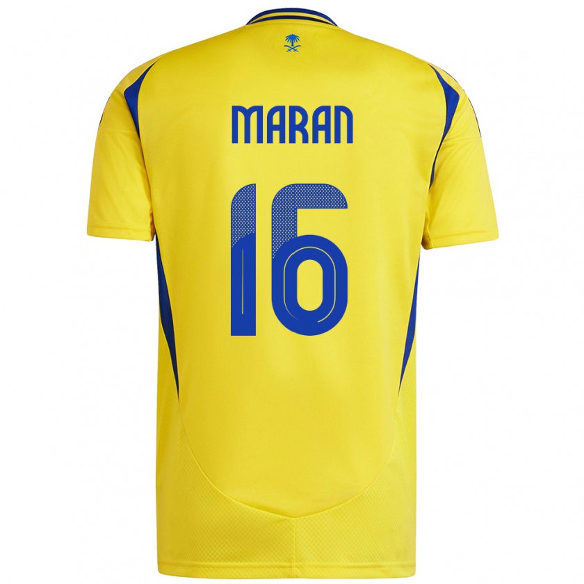 Kandiny Damen Mohammed Maran #16 Gelb Blau Heimtrikot Trikot 2024/25 T-Shirt