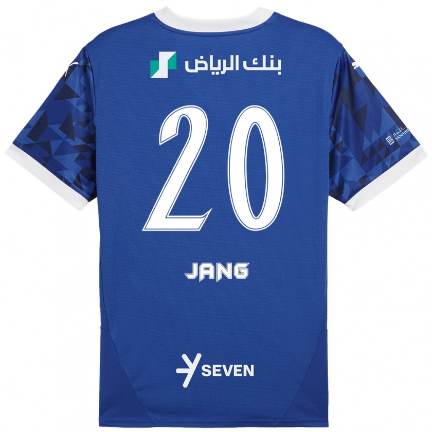 Kandiny Damen Hyun-Soo Jang #20 Dunkelblau Weiß Heimtrikot Trikot 2024/25 T-Shirt