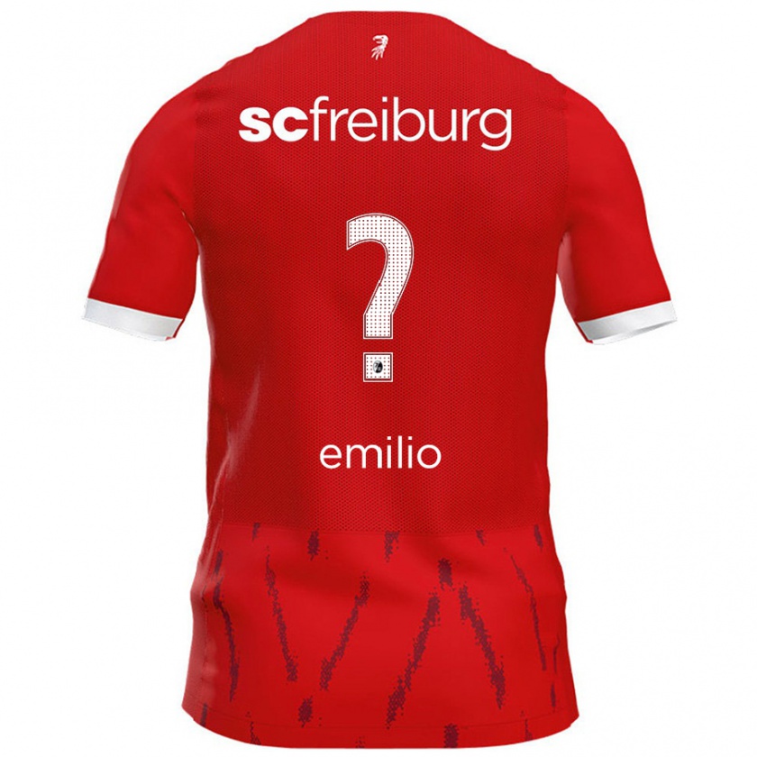 Kandiny Damen Emilio Schiertz #0 Rot Heimtrikot Trikot 2024/25 T-Shirt