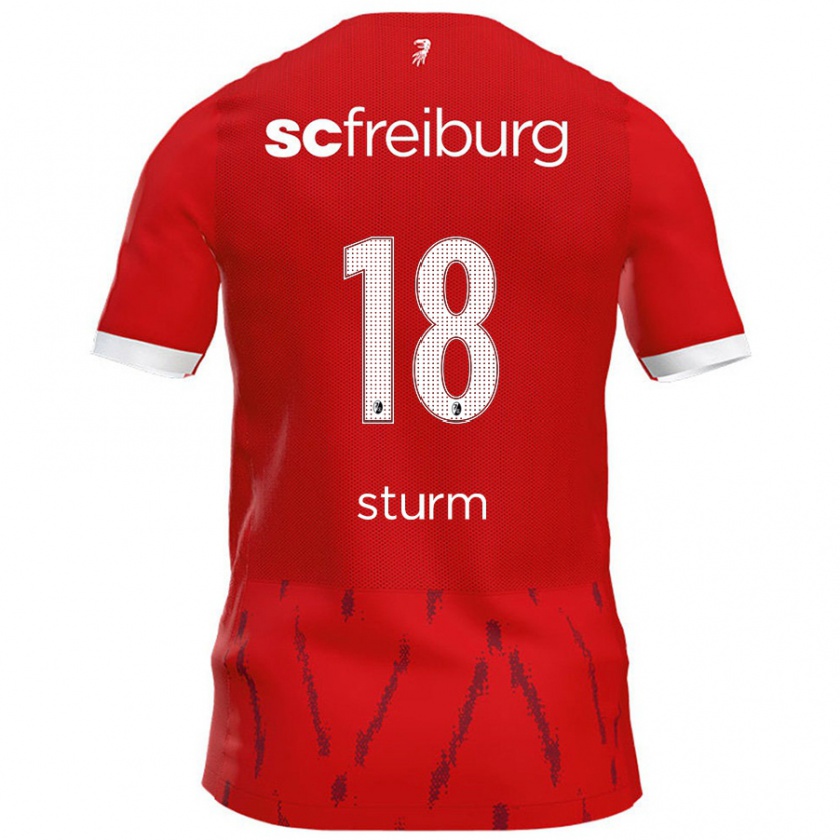 Kandiny Damen Yann Sturm #18 Rot Heimtrikot Trikot 2024/25 T-Shirt