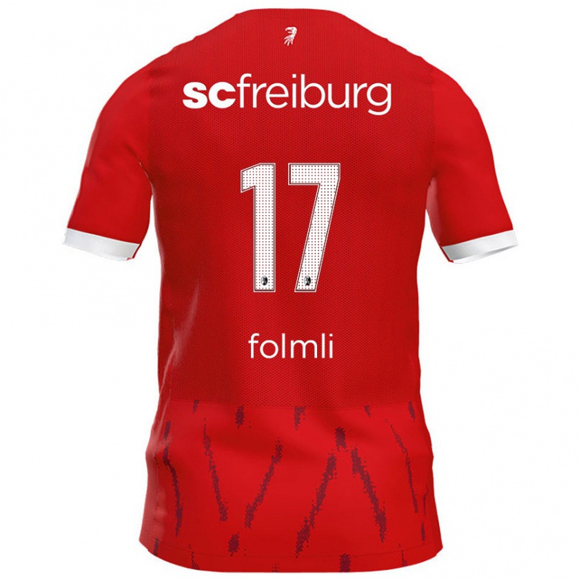 Kandiny Damen Svenja Fölmli #17 Rot Heimtrikot Trikot 2024/25 T-Shirt