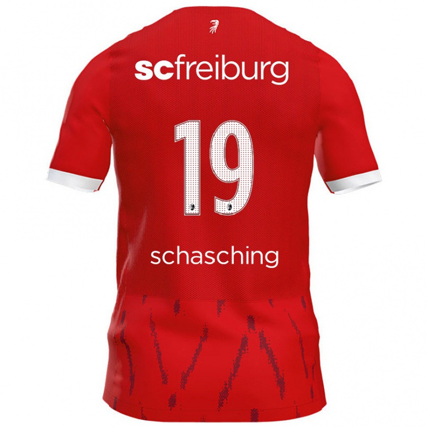 Kandiny Damen Annabel Schasching #19 Rot Heimtrikot Trikot 2024/25 T-Shirt