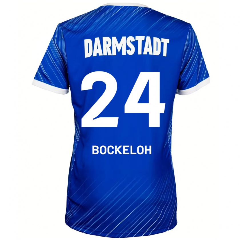 Kandiny Damen Leonhard Bockeloh #24 Blau Weiß Heimtrikot Trikot 2024/25 T-Shirt