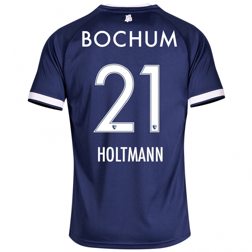 Kandiny Damen Gerrit Holtmann #21 Dunkelblau Heimtrikot Trikot 2024/25 T-Shirt