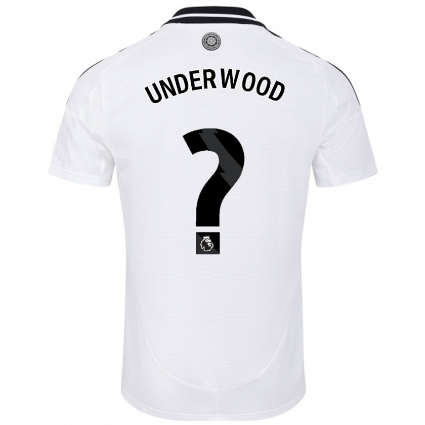 Kandiny Damen Marco Underwood #0 Weiß Heimtrikot Trikot 2024/25 T-Shirt