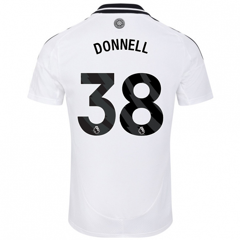 Kandiny Damen Chris Donnell #38 Weiß Heimtrikot Trikot 2024/25 T-Shirt