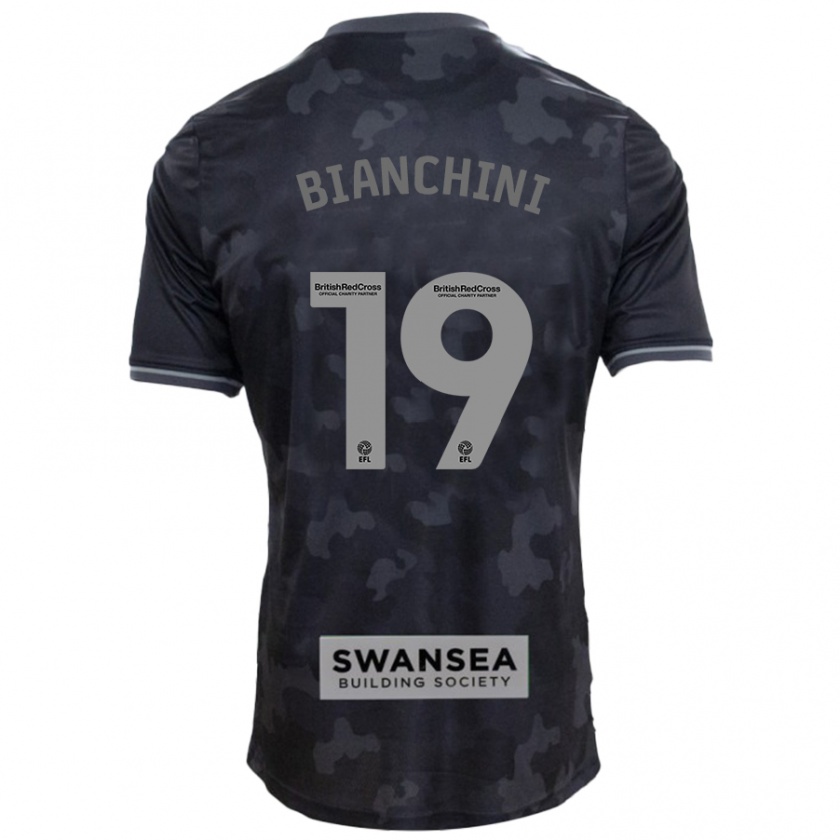 Kandiny Damen Florian Bianchini #19 Schwarz Auswärtstrikot Trikot 2024/25 T-Shirt