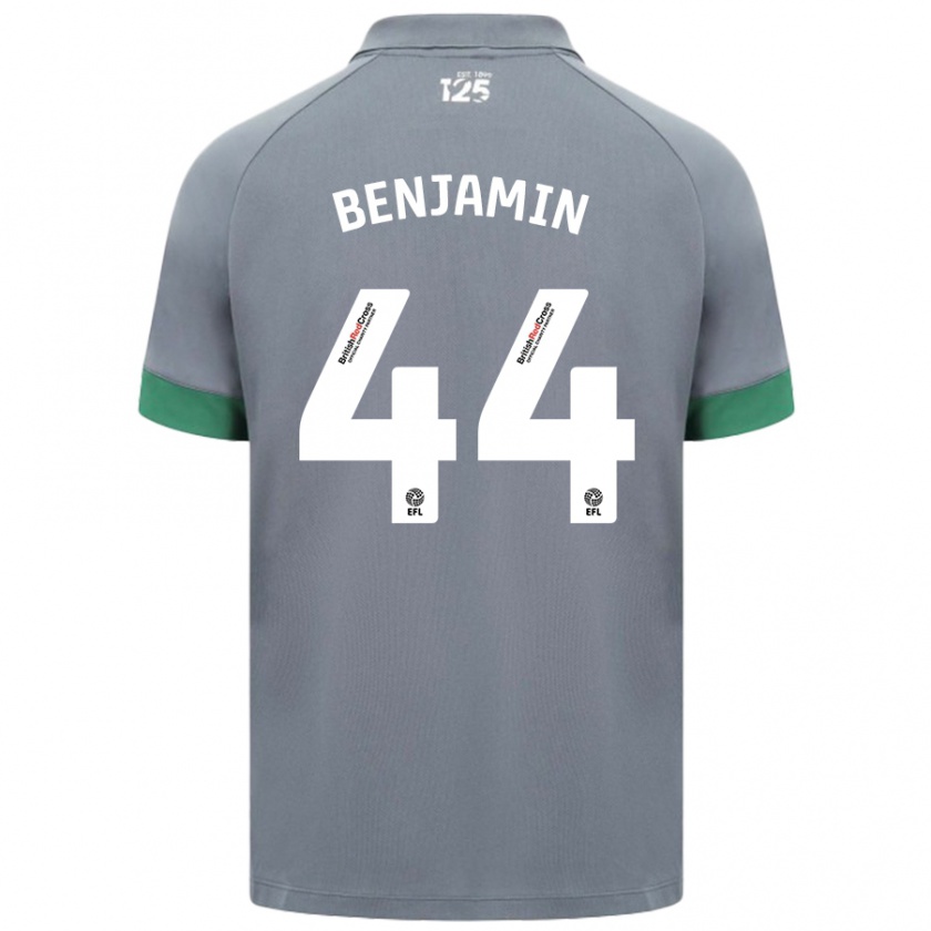 Kandiny Damen Xavier Benjamin #44 Dunkelgrau Auswärtstrikot Trikot 2024/25 T-Shirt