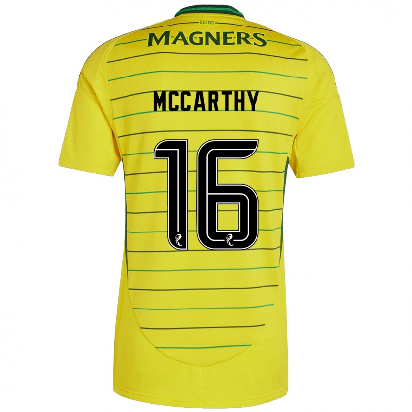 Kandiny Damen James Mccarthy #16 Gelb Auswärtstrikot Trikot 2024/25 T-Shirt