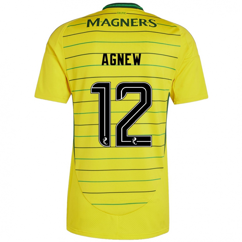 Kandiny Damen Murphy Agnew #12 Gelb Auswärtstrikot Trikot 2024/25 T-Shirt