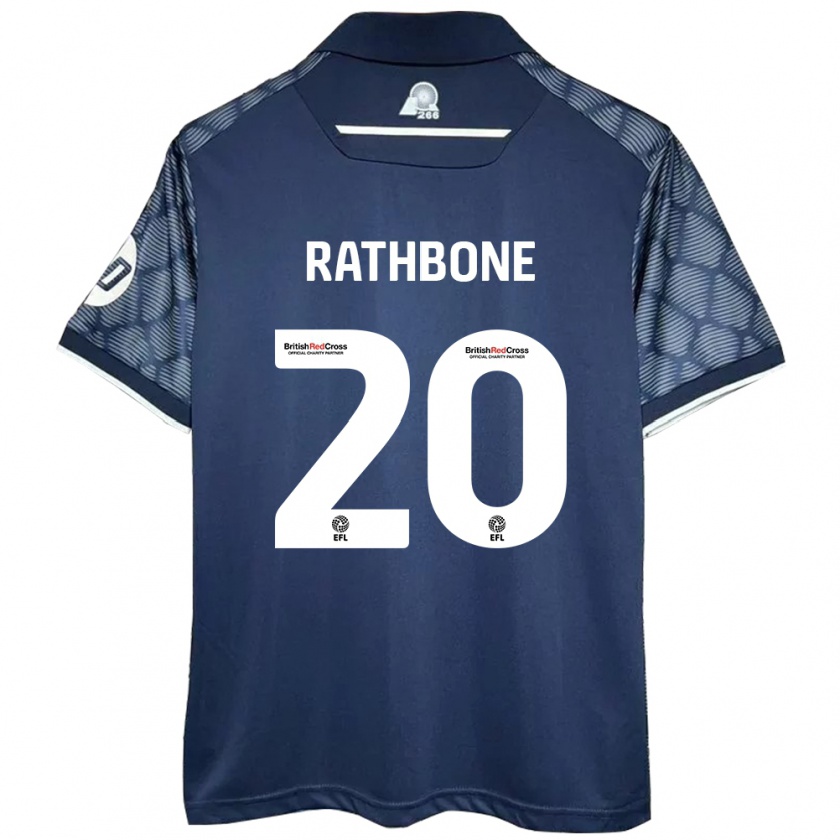 Kandiny Damen Ollie Rathbone #20 Schwarz Auswärtstrikot Trikot 2024/25 T-Shirt