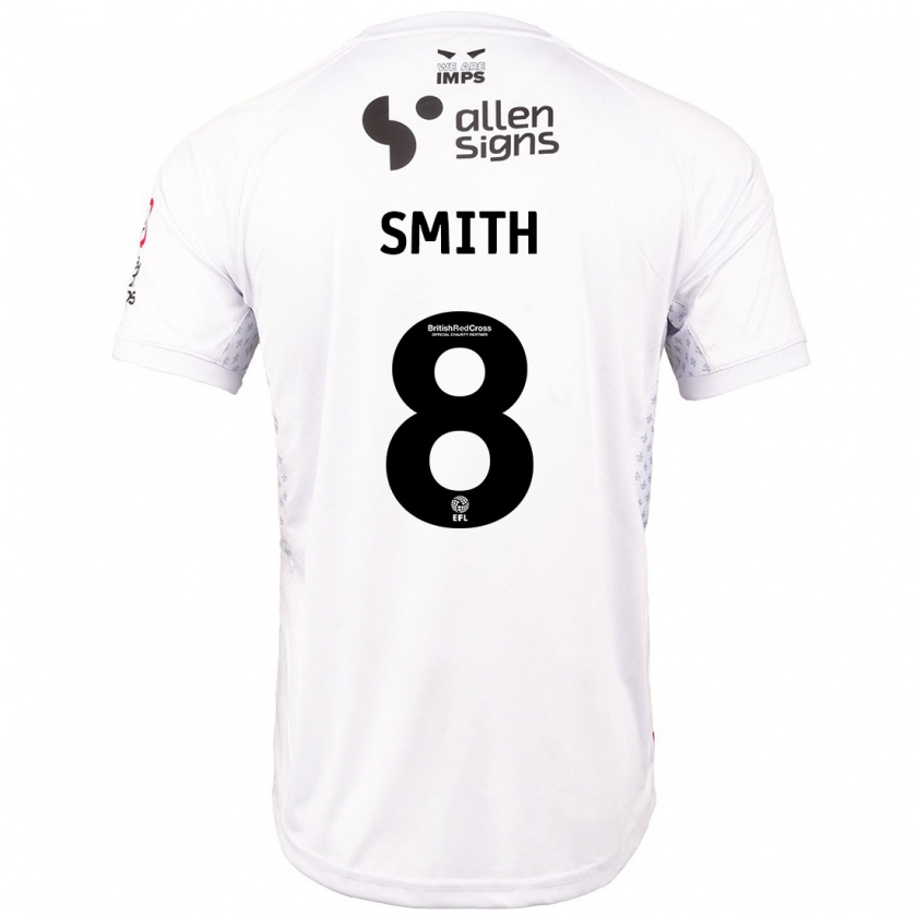 Kandiny Damen Alistair Smith #8 Rot Weiß Auswärtstrikot Trikot 2024/25 T-Shirt