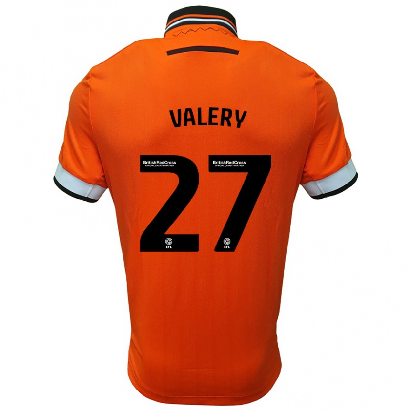 Kandiny Damen Yan Valery #27 Orange Weiß Auswärtstrikot Trikot 2024/25 T-Shirt