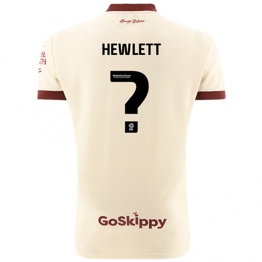 Kandiny Damen Callum Hewlett #0 Cremeweiß Auswärtstrikot Trikot 2024/25 T-Shirt