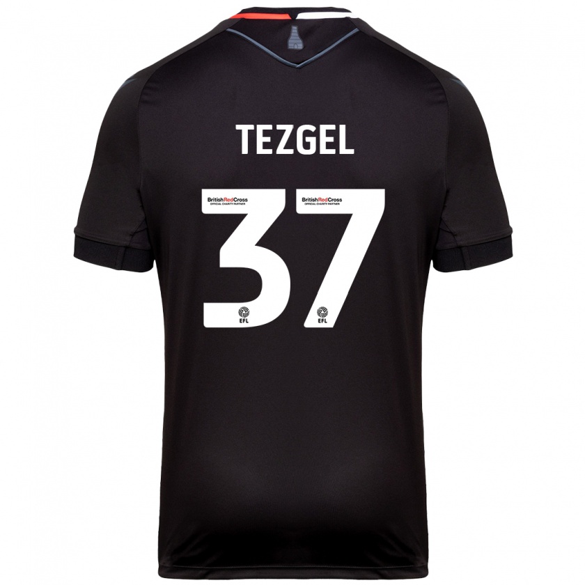 Kandiny Damen Emre Tezgel #37 Schwarz Auswärtstrikot Trikot 2024/25 T-Shirt