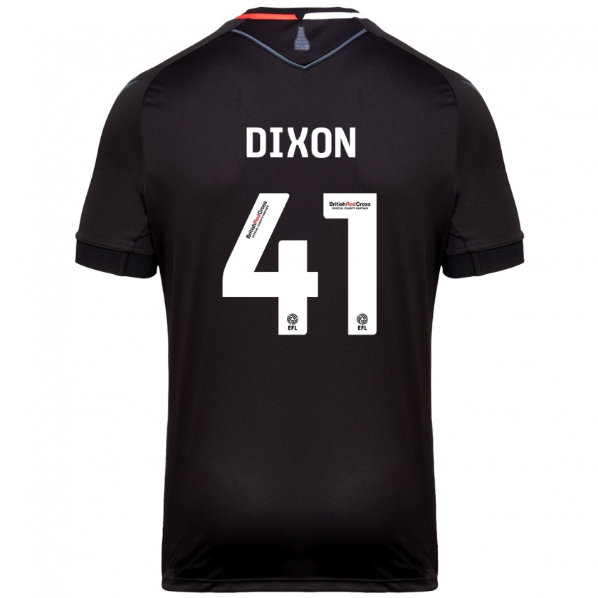 Kandiny Damen Jaden Dixon #41 Schwarz Auswärtstrikot Trikot 2024/25 T-Shirt