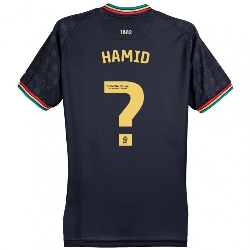 Kandiny Damen Hassan Hamid #0 Dunkelmarineblau Auswärtstrikot Trikot 2024/25 T-Shirt