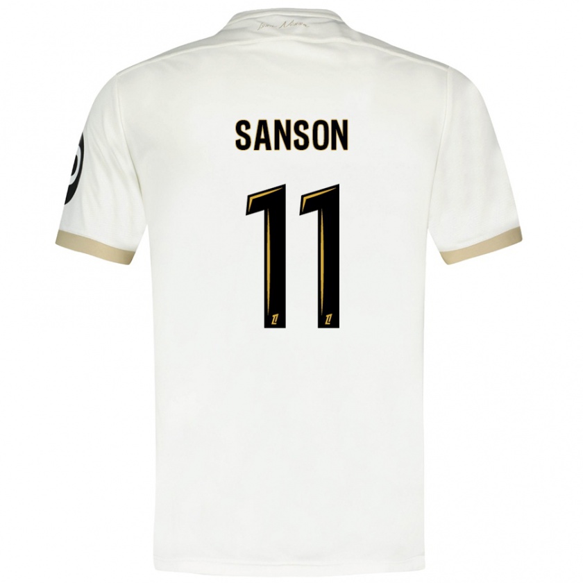 Kandiny Damen Morgan Sanson #11 Weißgold Auswärtstrikot Trikot 2024/25 T-Shirt