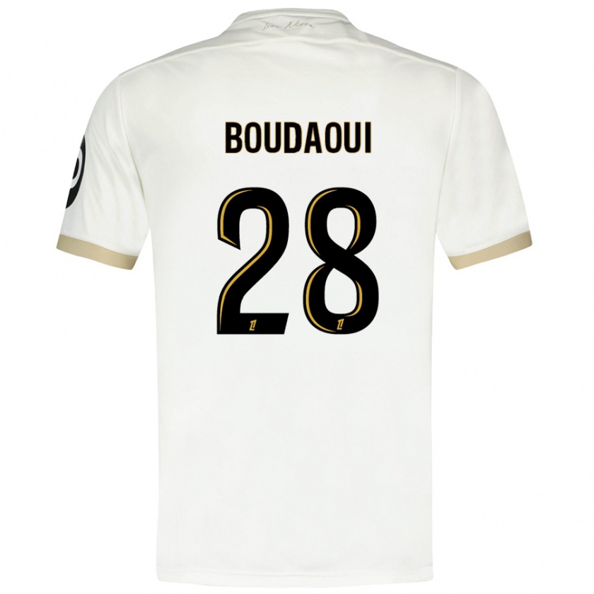 Kandiny Damen Hicham Boudaoui #28 Weißgold Auswärtstrikot Trikot 2024/25 T-Shirt