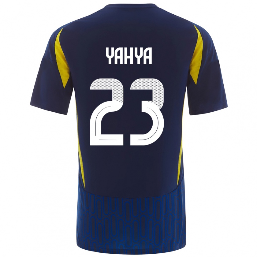 Kandiny Damen Ayman Yahya #23 Blau Gelb Auswärtstrikot Trikot 2024/25 T-Shirt