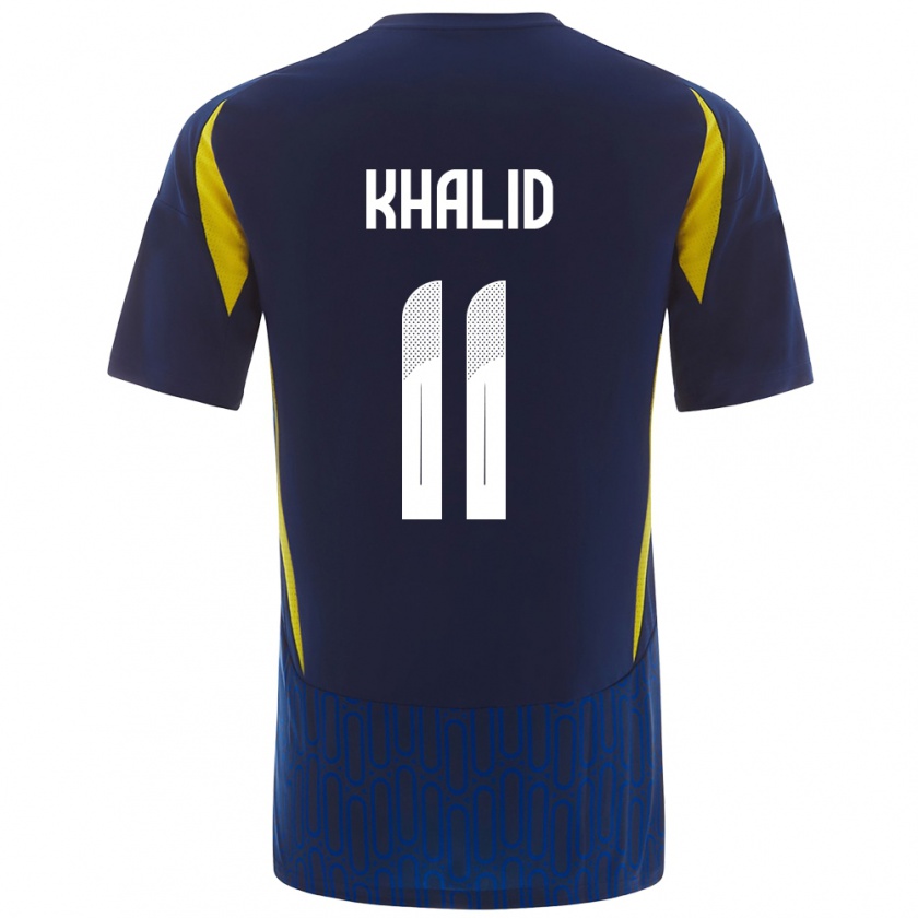 Kandiny Damen Khalid Al-Ghannam #11 Blau Gelb Auswärtstrikot Trikot 2024/25 T-Shirt