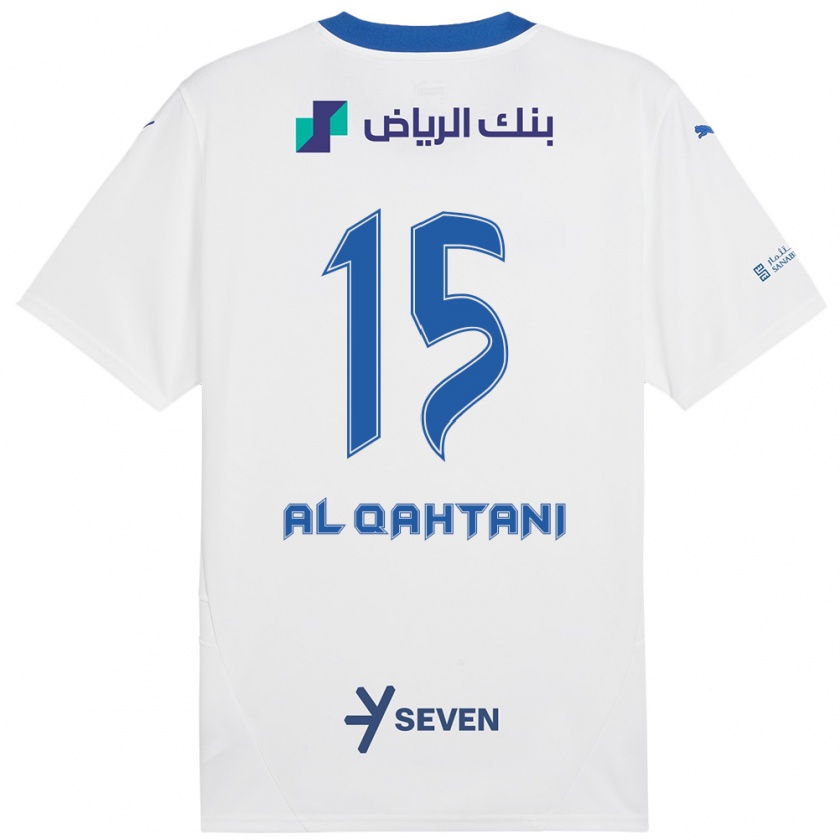 Kandiny Damen Mohammed Al-Qahtani #15 Weiß Blau Auswärtstrikot Trikot 2024/25 T-Shirt