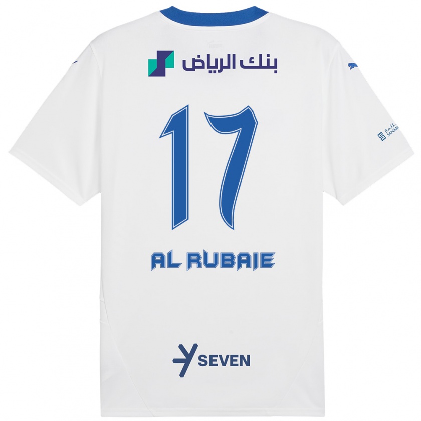 Kandiny Damen Mohammed Al-Rubaie #17 Weiß Blau Auswärtstrikot Trikot 2024/25 T-Shirt