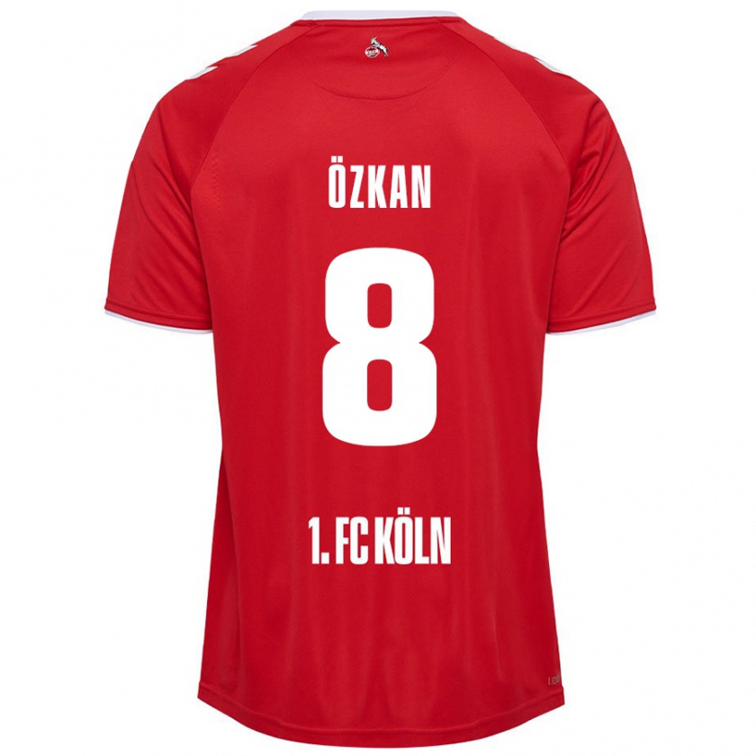 Kandiny Damen Mikail Özkan #8 Rot Weiß Auswärtstrikot Trikot 2024/25 T-Shirt