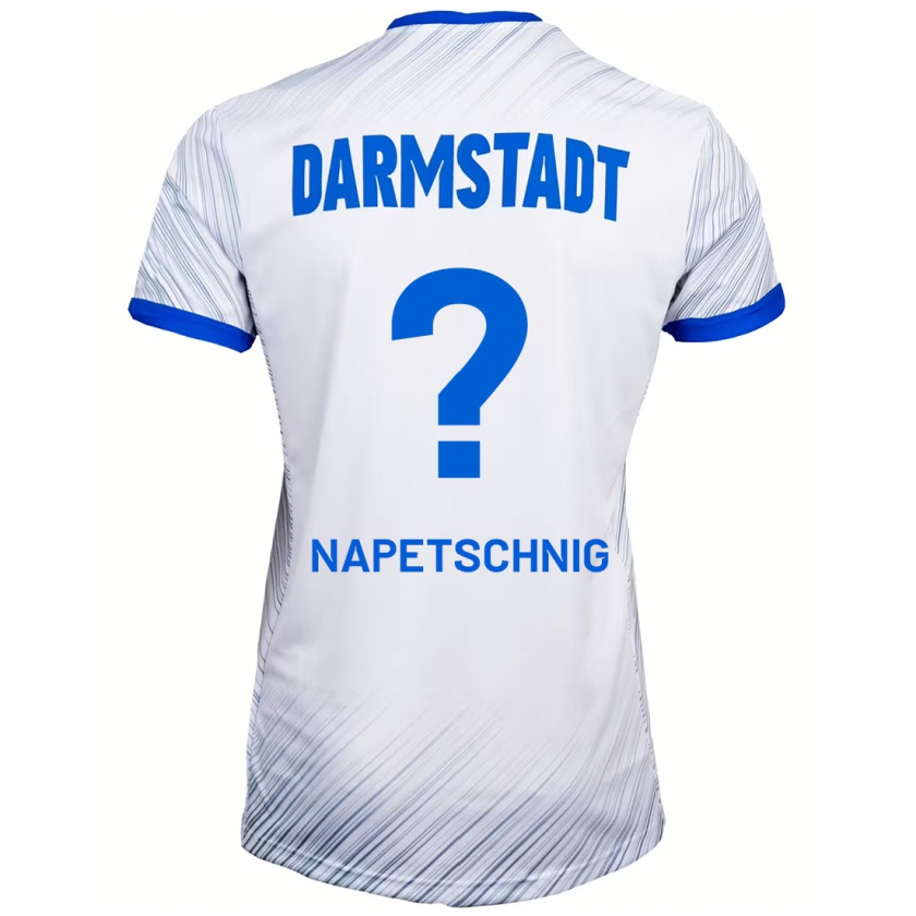 Kandiny Damen Raphael Napetschnig #0 Weiß Blau Auswärtstrikot Trikot 2024/25 T-Shirt