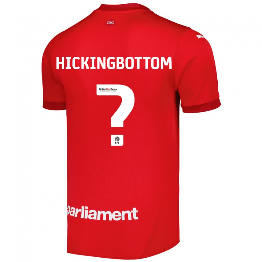 Kandiny Kinder Charlie Hickingbottom #0 Rot Heimtrikot Trikot 2024/25 T-Shirt